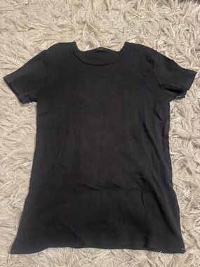 Brandy Melville Black Crewneck Tee NEVER WORN